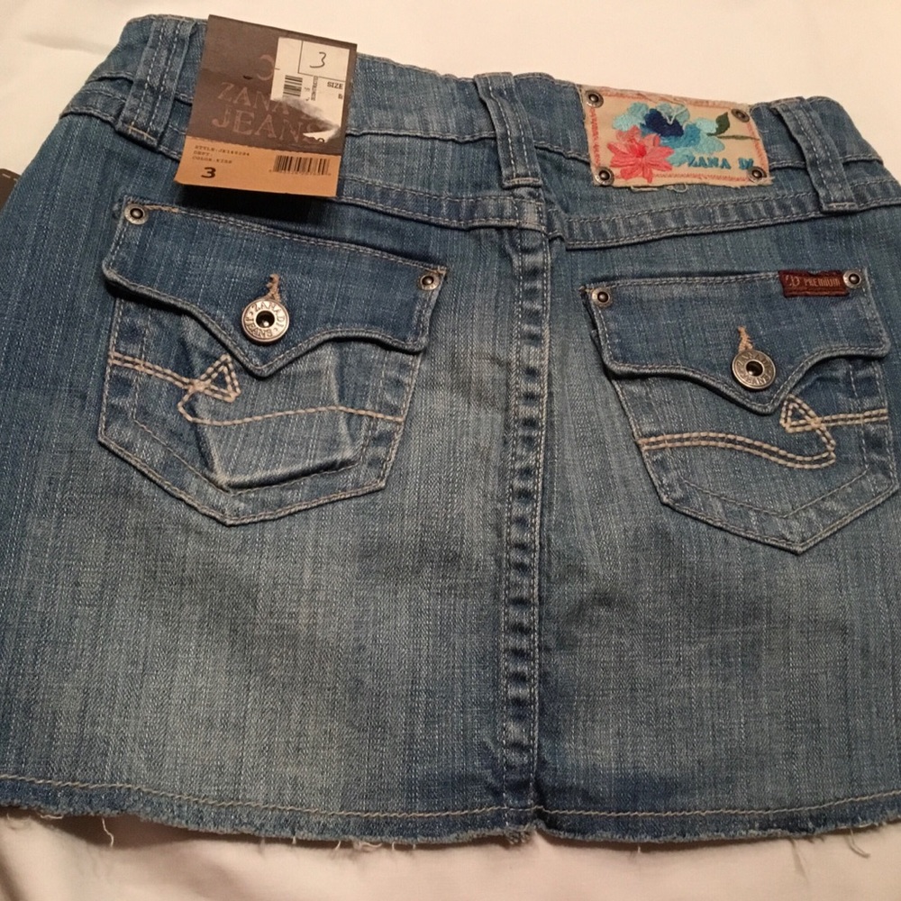 Brand New Zana Di Jean Mini Skirt Size 3 - Picture 6 of 8